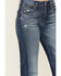 Image #4 - 7 For All Mankind Women's Dark Wash Mid Rise Tailorless Dojo Trouser Jeans, Dark Wash, hi-res