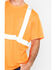 Image #4 - Hawx Men's Reflective Short Sleeve Work T-Shirt, Orange, hi-res
