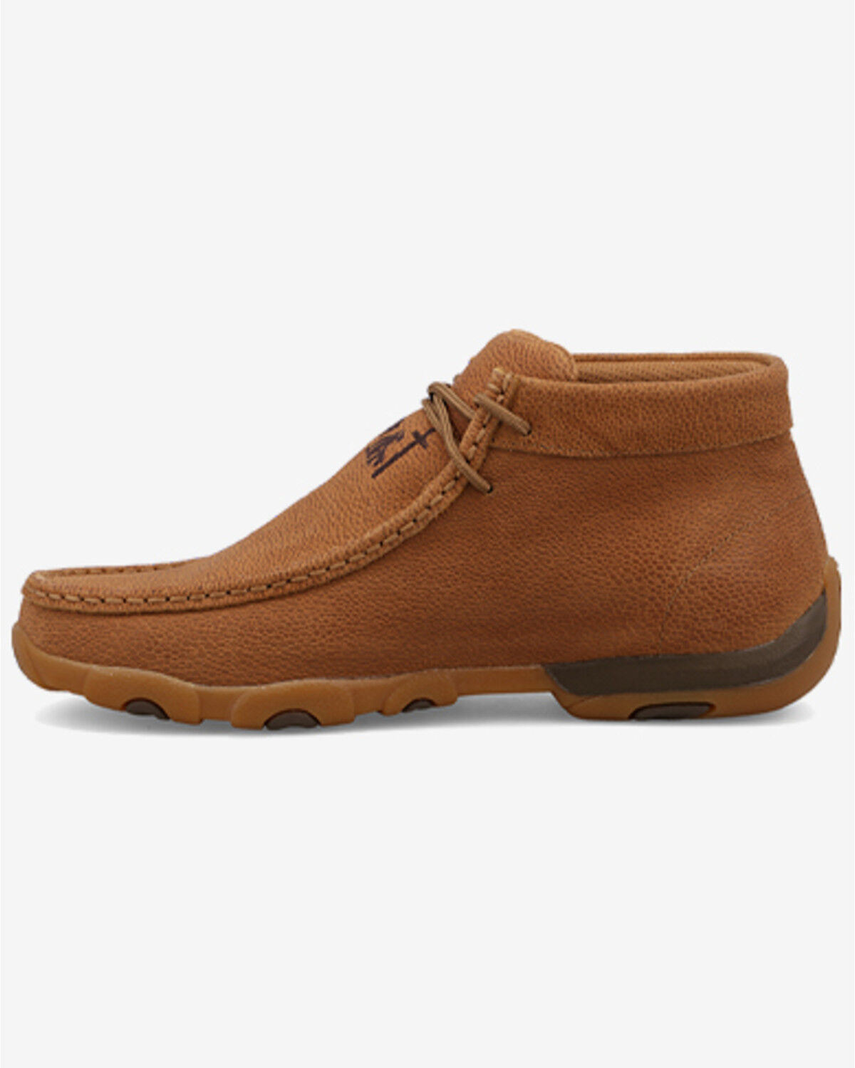 Image #3 - Twisted X Women's Chukka Driving Mocs, Chestnut, hi-res