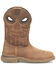 Image #1 - Double H Men's Phantom Rider Western Work Boots - Composite Toe, Brown, hi-res