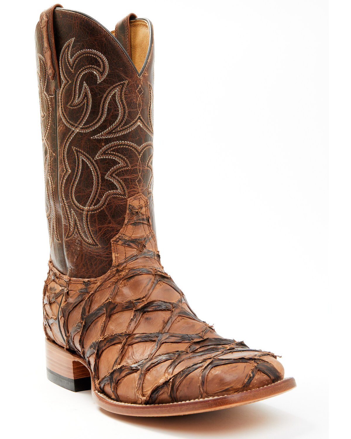 Image #1 - Cody James&reg; Men's Pirarucu Exotic Boots, Brown, hi-res