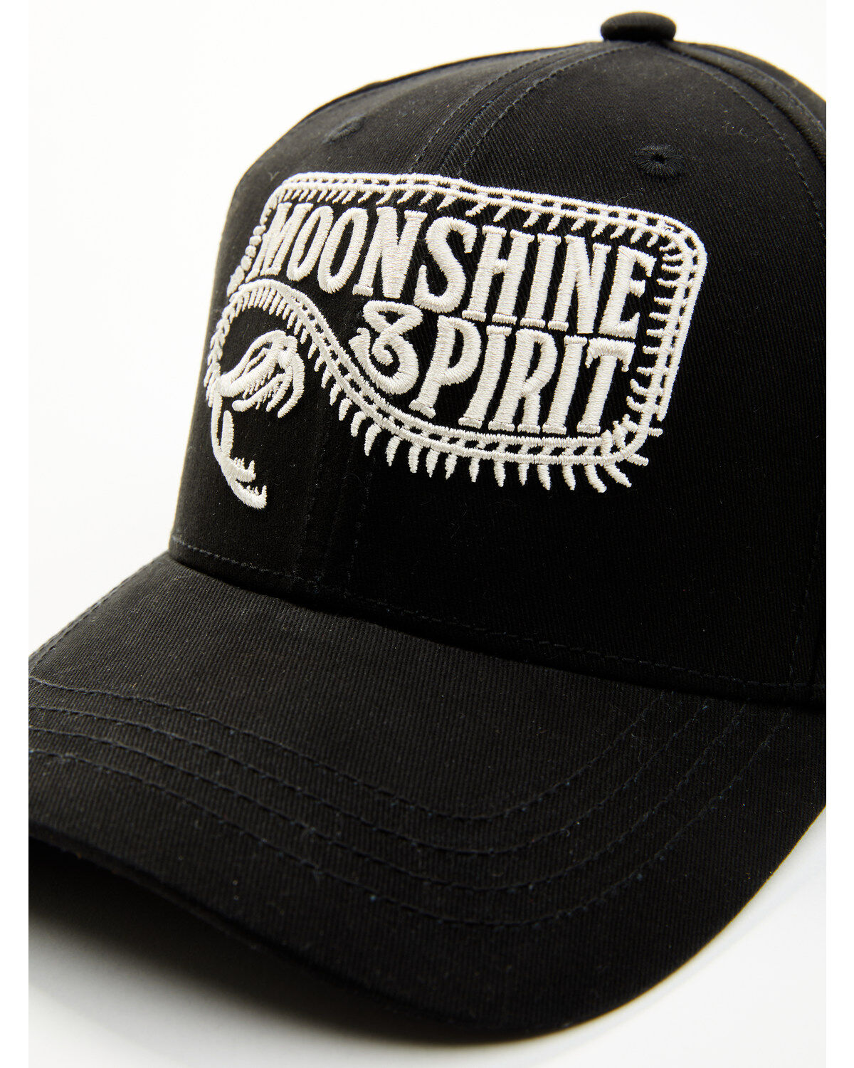 Image #2 - Moonshine Spirit&reg; Men's Skeletal Snake Ball Cap, Black, hi-res