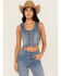 Image #1 - Idyllwind Women's Ivywood Medium Wash Stretch Denim Vest, Medium Wash, hi-res