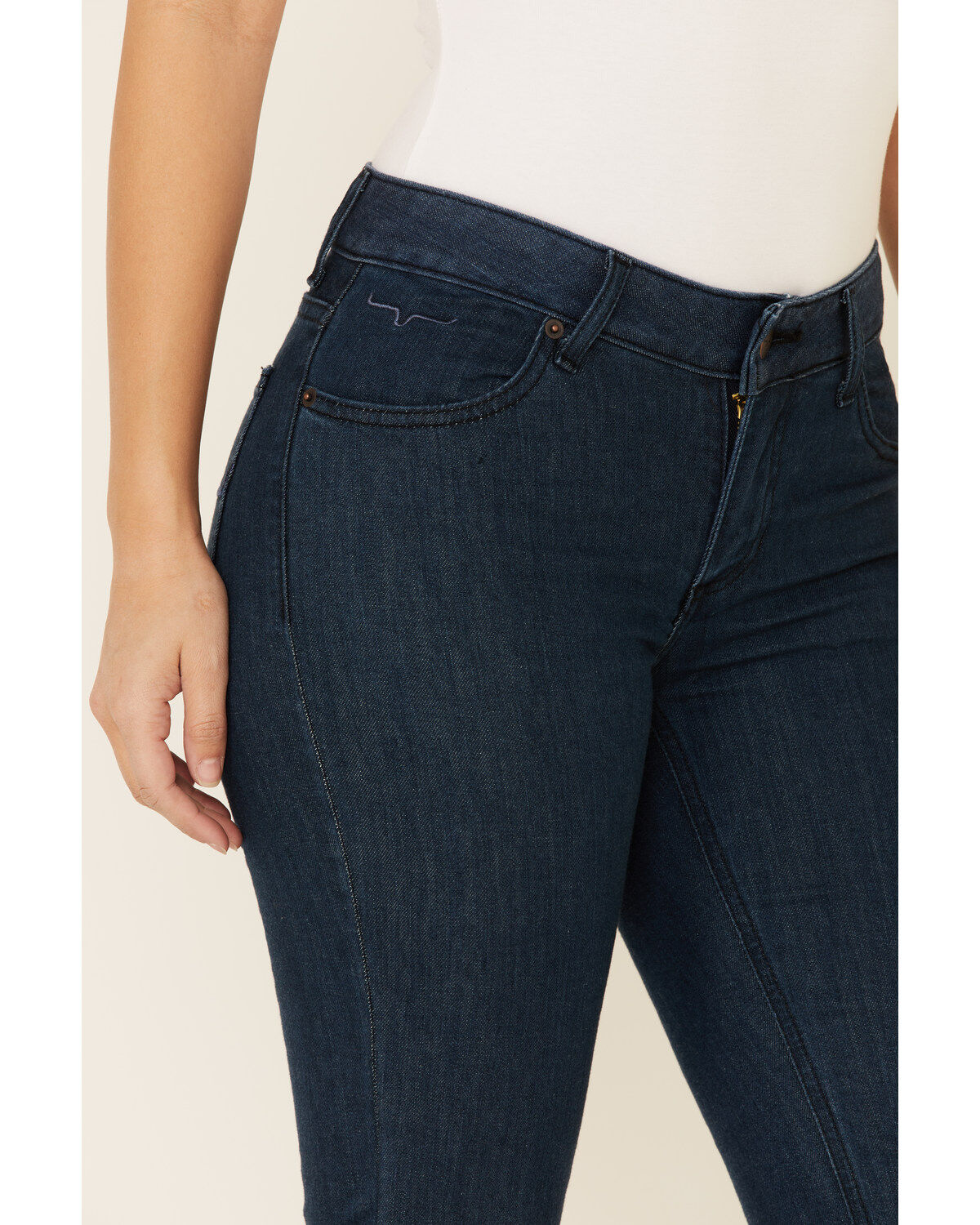 Image #5 - Kimes Ranch Women's Lola Trouser Stretch Denim Jeans, Indigo, hi-res