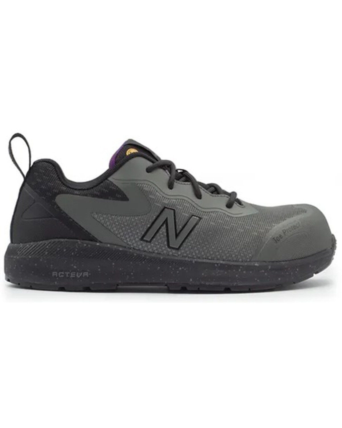 Image #2 - New Balance Women's Logic Work Shoes - Composite Toe, Black/grey, hi-res