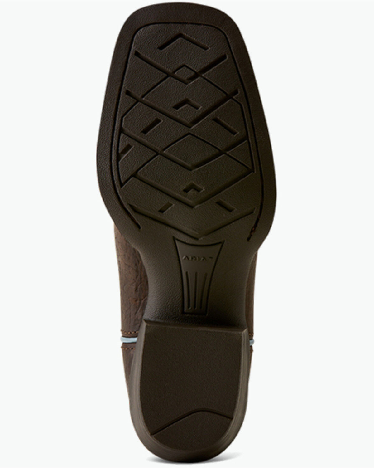 Image #5 - Ariat Girls' Futurity Fort Worth Performance Western Boots - Square Toe, Brown, hi-res