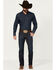 Image #1 - Cody James Men's Night Hawk Wash Jackson Slim Straight Stretch Denim Jeans, Blue, hi-res