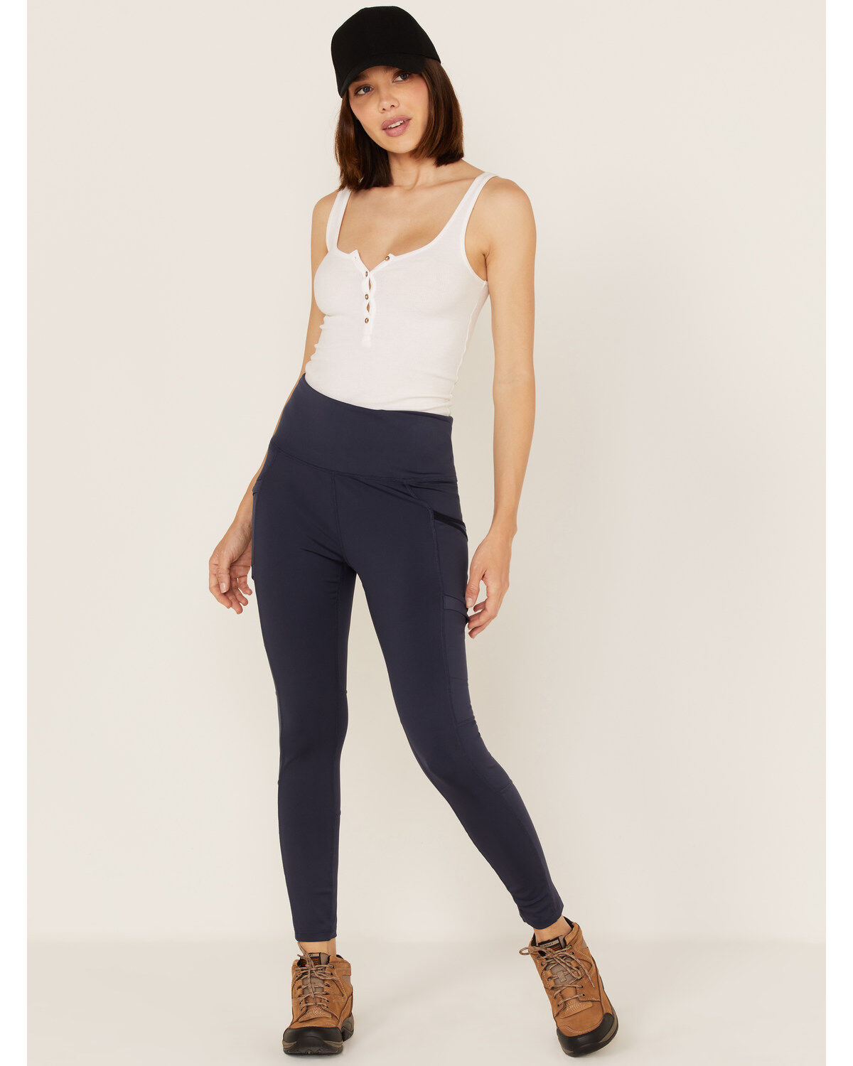 Image #1 - Columbia Women's Windgates II Leggings, Navy, hi-res