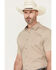 Image #3 - Cody James Men's Grill And Greet Geo Print Short Sleeve Button-Down Stretch Western Shirt, Tan, hi-res