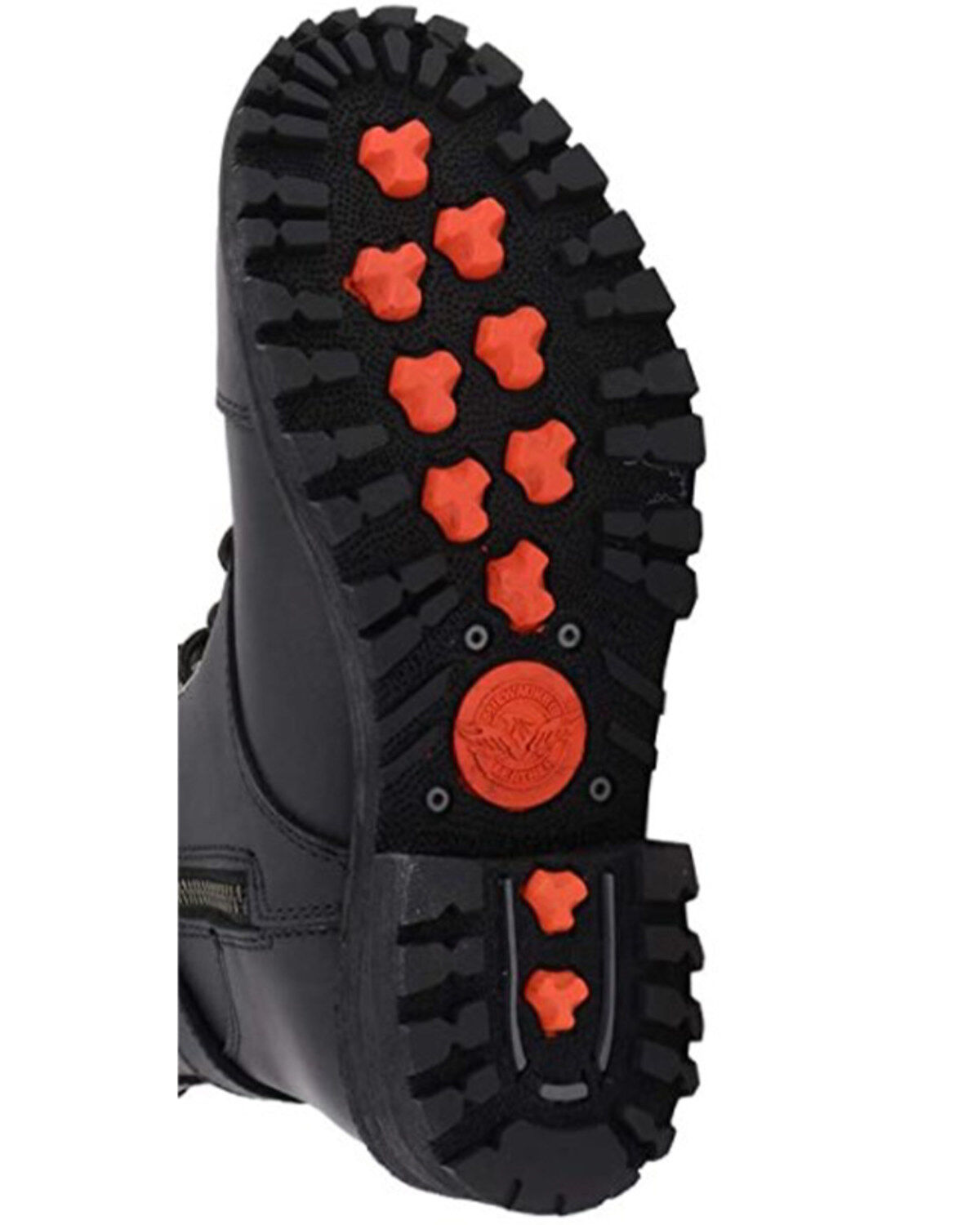 Image #5 - Milwaukee Leather Women's Front Toe Cap Riding Boots - Round Toe, Black, hi-res