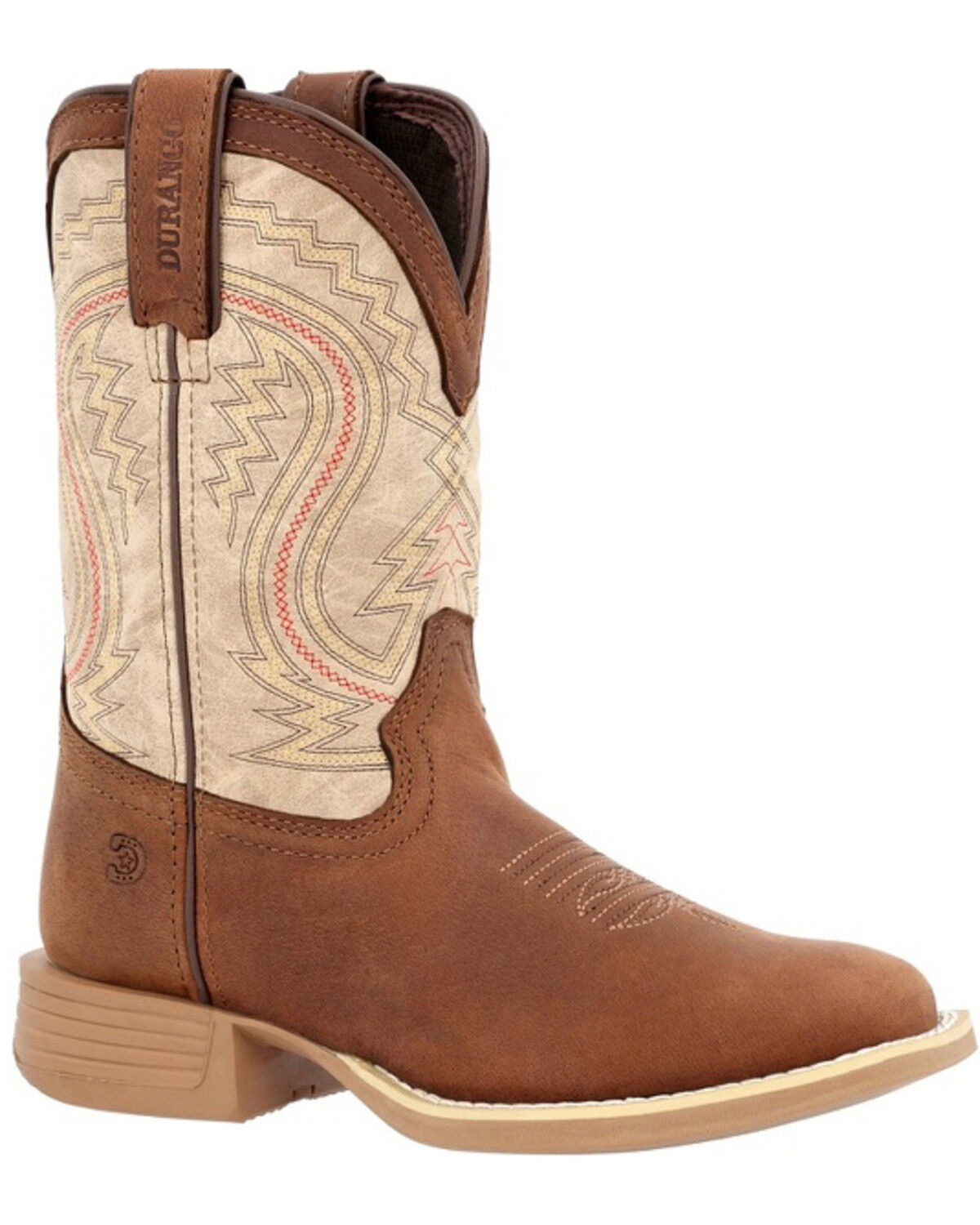 Image #1 - Durango Boys' Lil' Rebel Pro&trade; Western Boots - Broad Square Toe, Coffee, hi-res