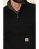 Image #4 - Carhartt Men's Black Washed Duck Sherpa Lined Mock Neck Work Vest - Big, Black, hi-res