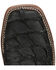Image #6 - Justin Men's Ocean Front Exotic Pirarucu Western Boots - Broad Square Toe, Black, hi-res