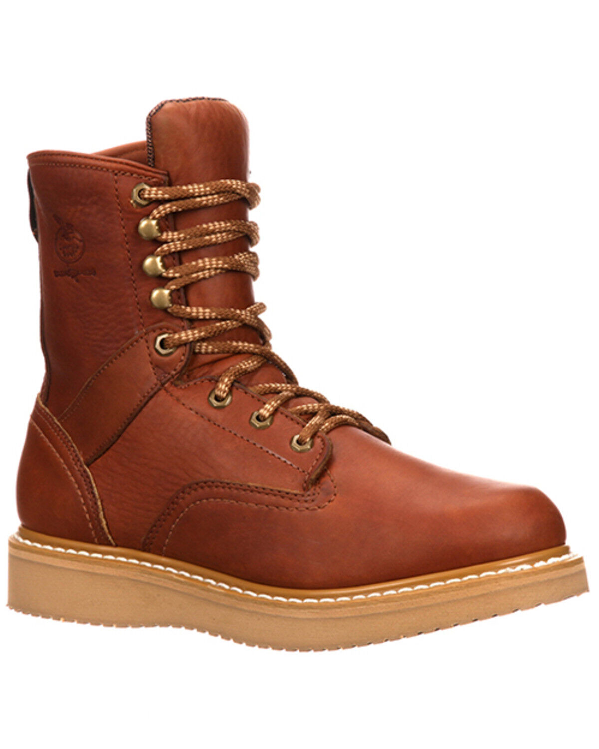Georgia Men's Barracuda Wedge Work Boots, Brown, hi-res