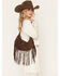 Image #1 - Shyanne Women's Arden Fringe Studded Suede Shoulder Bag, Brown, hi-res