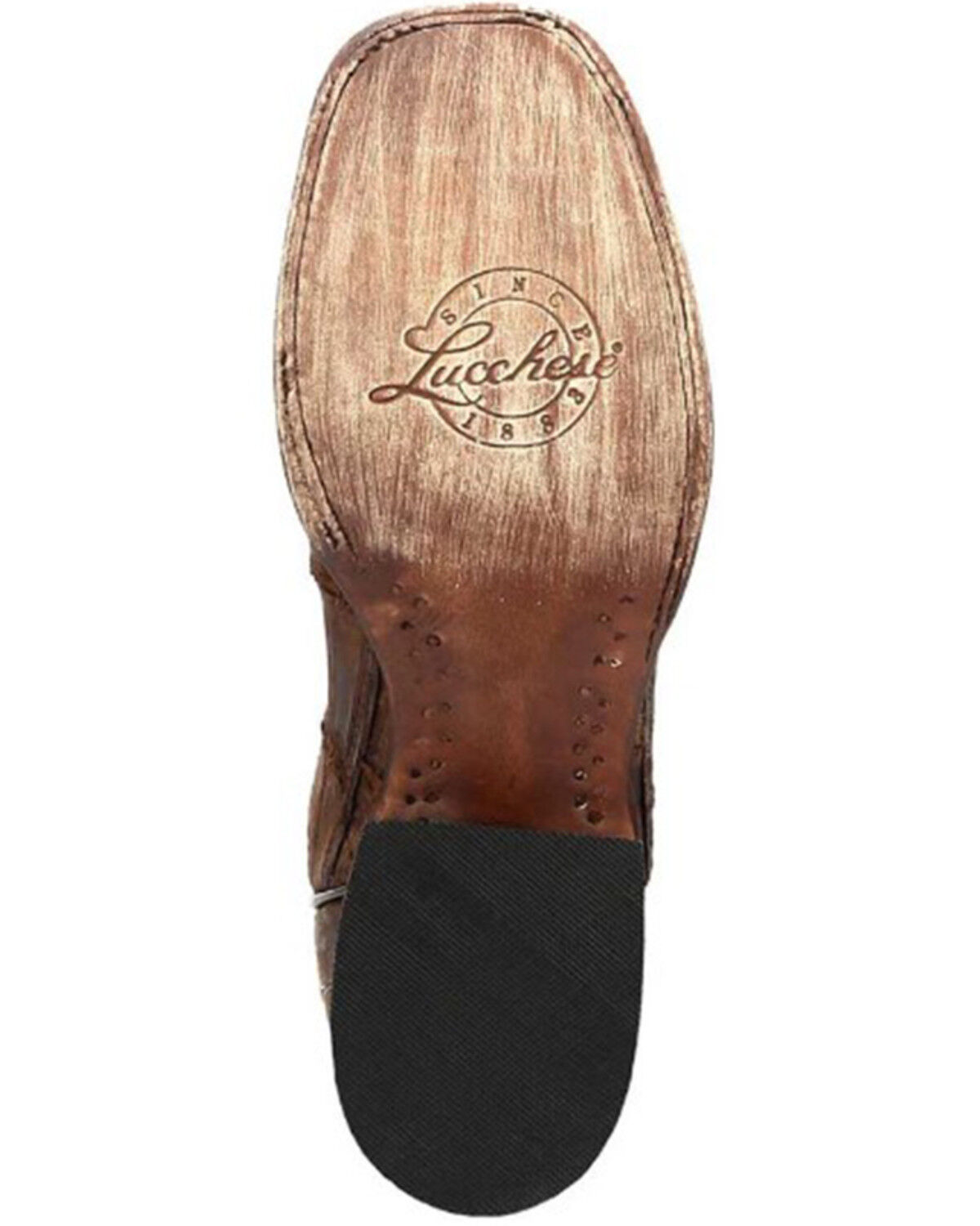 Image #12 - Lucchese Men's Handmade Malcolm Alligator Western Boots - Square Toe, Tan, hi-res