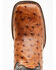 Image #6 - Cody James Men's Full Quill Cognac Ostrich Exotic Western Boots - Broad Square Toe, Black, hi-res