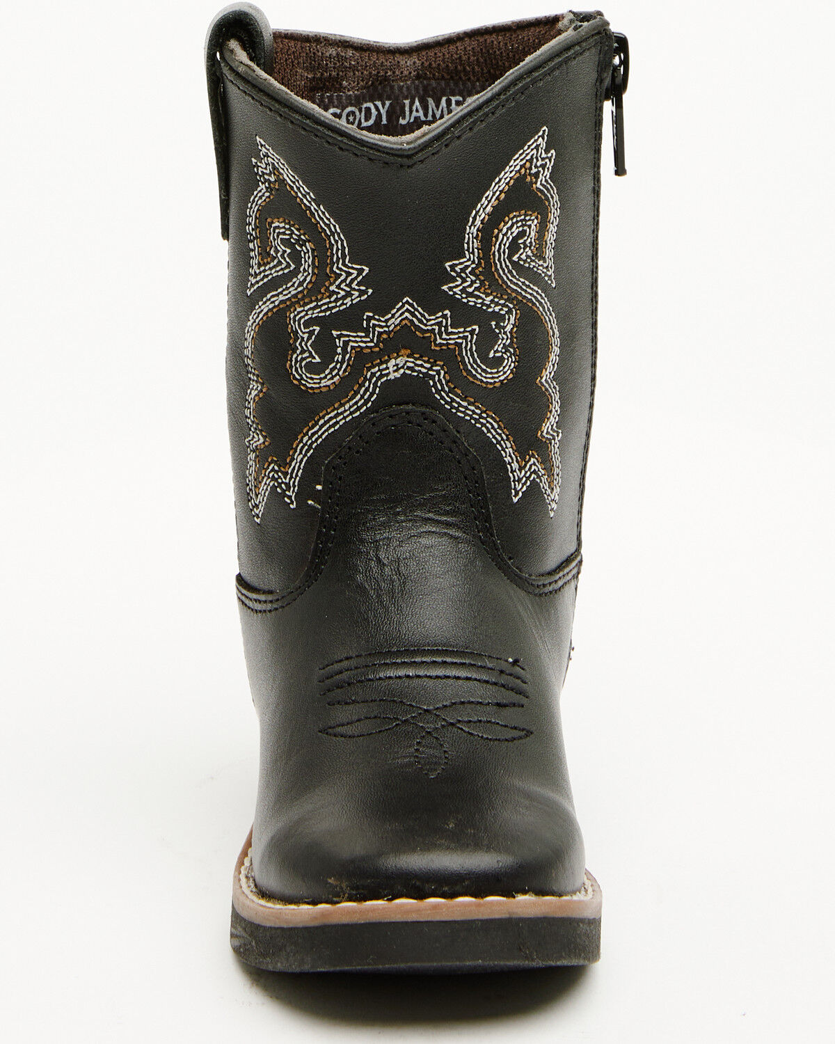 Image #4 - Cody James Toddler Boys' Westley Dane Western Boots - Broad Square Toe, Black, hi-res
