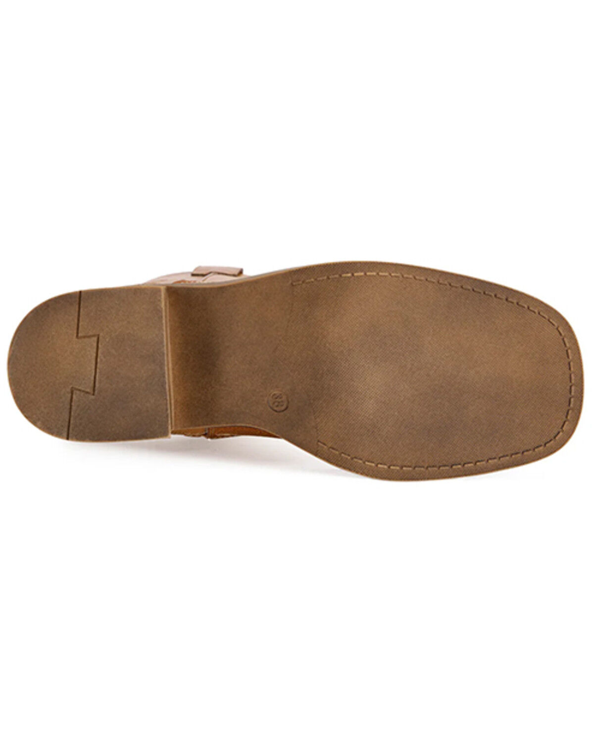 Image #5 - Azalea Wang Women's Mariana Western Boots - Square Toe, Tan, hi-res