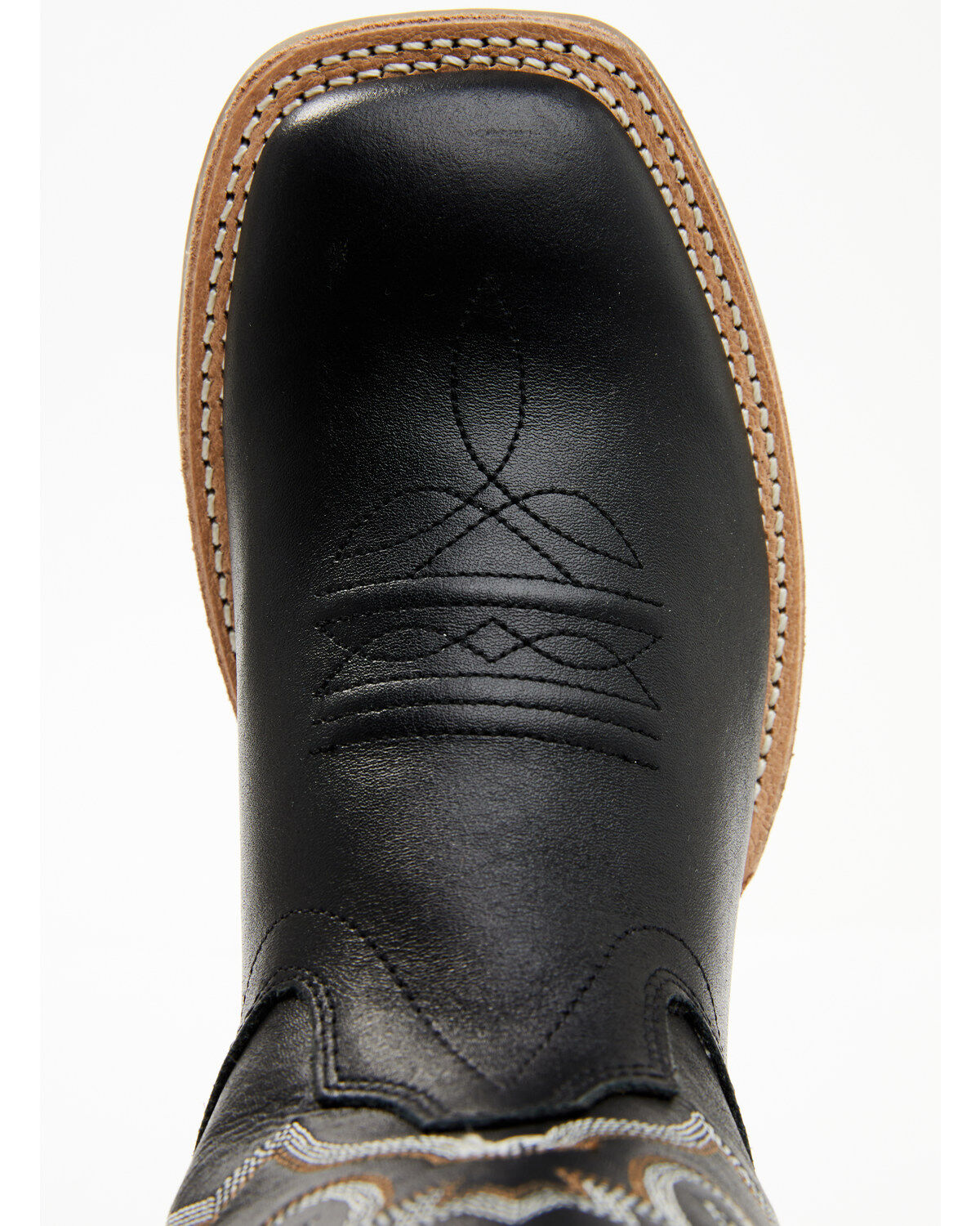 Image #6 - Cody James Boys' Little Westley Western Boots - Broad Square Toe, Black, hi-res