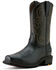 Image #2 - Ariat Men's Ironside Pull-On Work Boots - Steel Toe, Black, hi-res