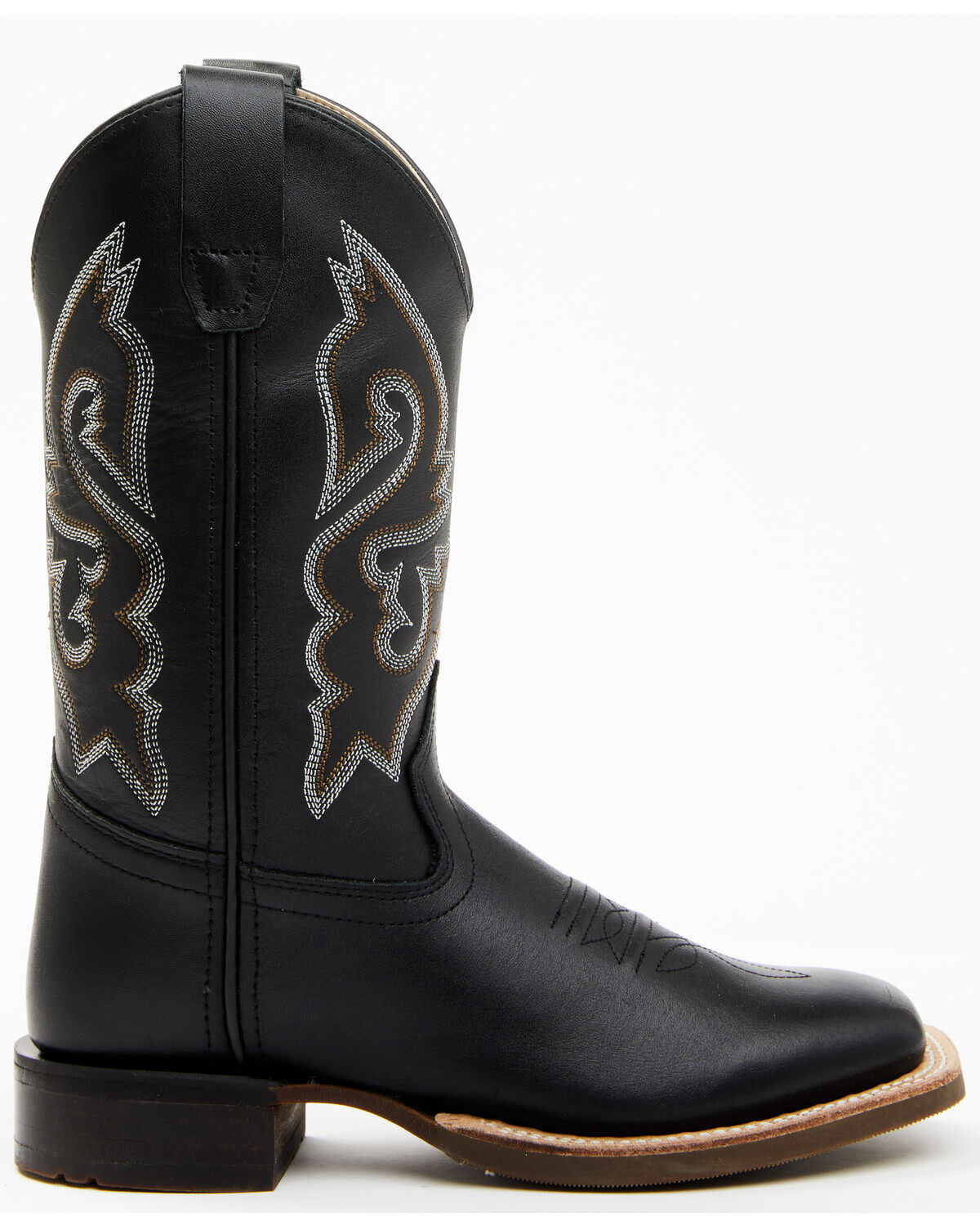 Image #2 - Cody James Boys' Little Westley Western Boots - Broad Square Toe, Black, hi-res