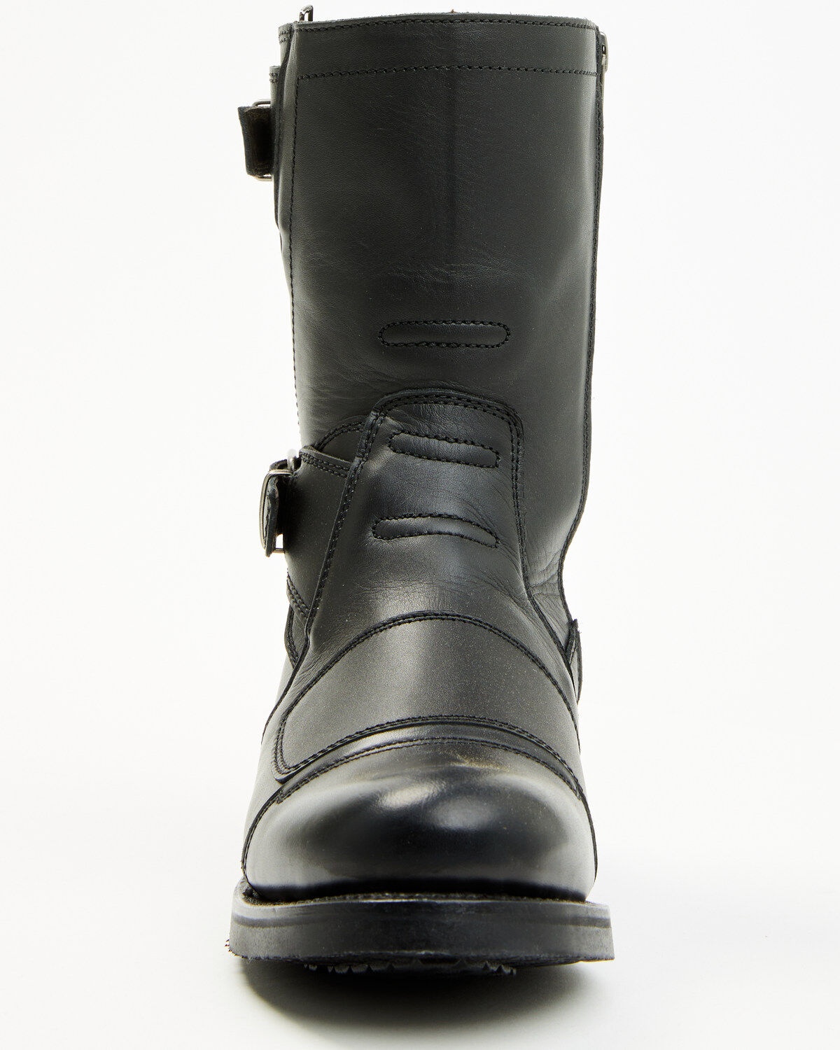 Image #4 - Sendra Women's Juno Motorcycle Boots - Round Toe, Black, hi-res