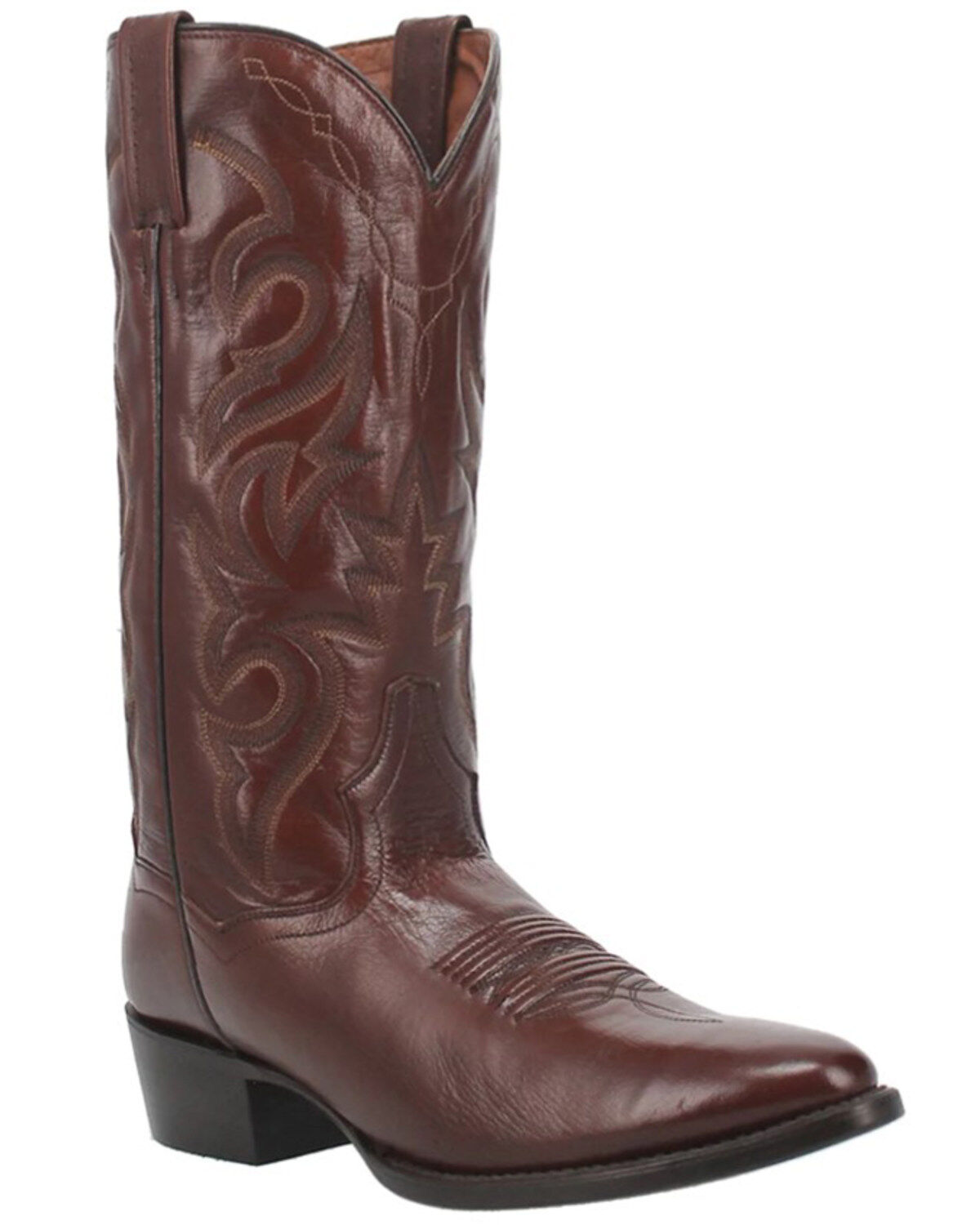 Image #2 - Dan Post Men's Mignon Western Boots - Round Toe, Tan, hi-res