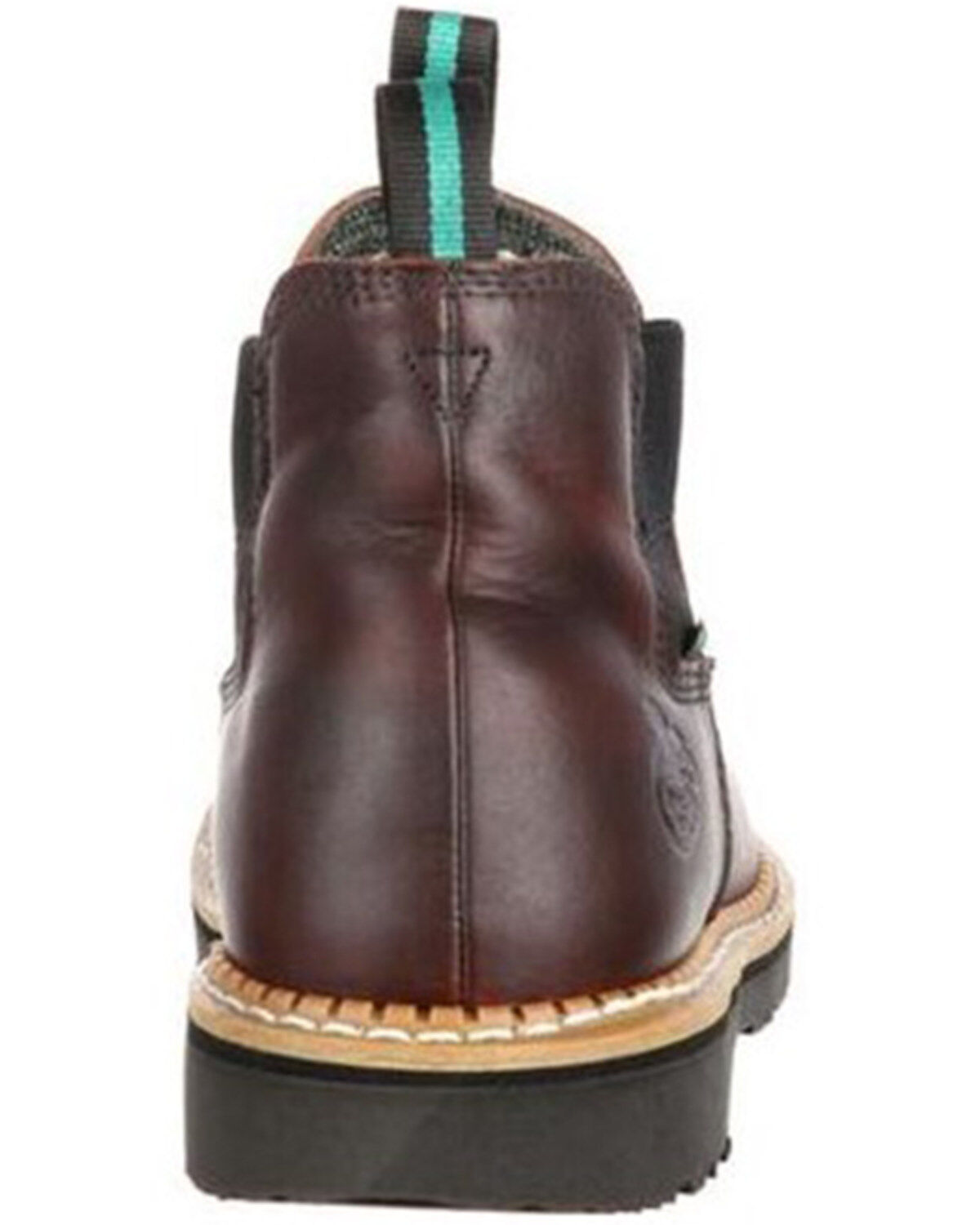 Image #6 - Georgia Boot Men's Romeo Waterproof Slip-On Work Shoes - Soft Toe, Brown, hi-res