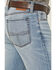 Image #4 - Blue Ranchwear Men's Banner Wash Jethro Slim Straight Stretch Denim Jeans, Medium Wash, hi-res