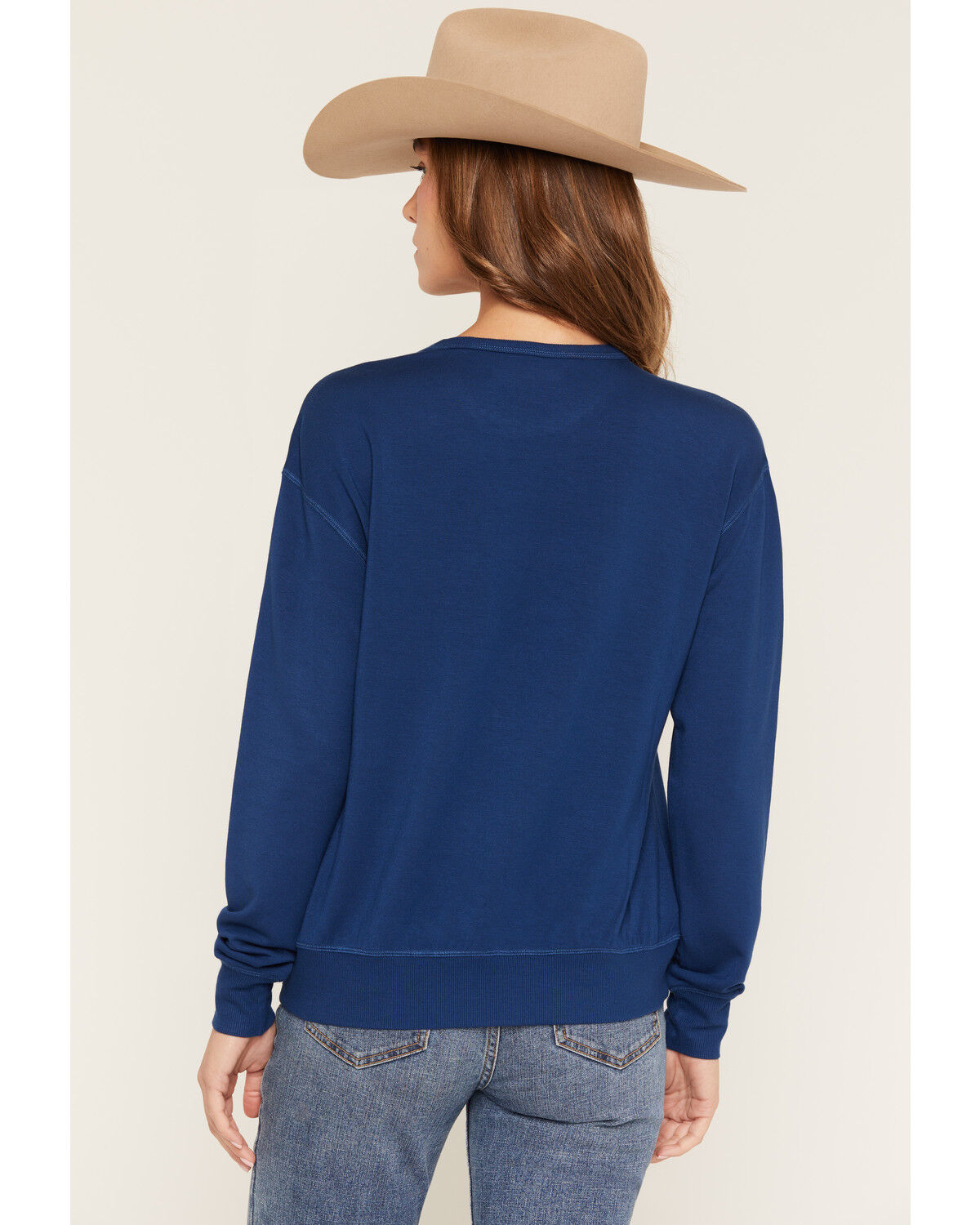 Image #4 - Shyanne Women's America 250 Dear America Long Sleeve Graphic Tee, Navy, hi-res