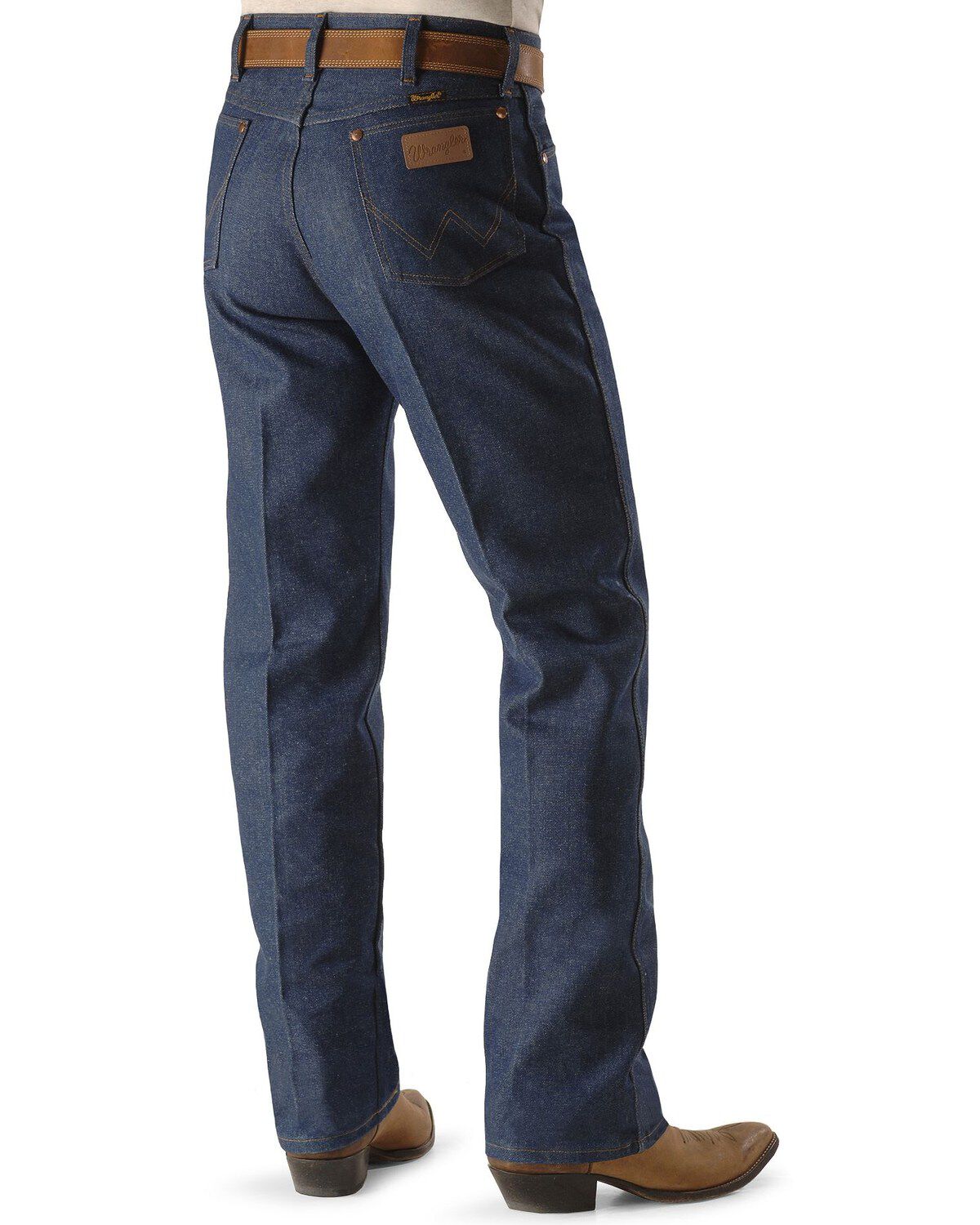 Image #1 - Wrangler Men's Rigid Cowboy Cut Original Fit Dress Jeans, Indigo, hi-res