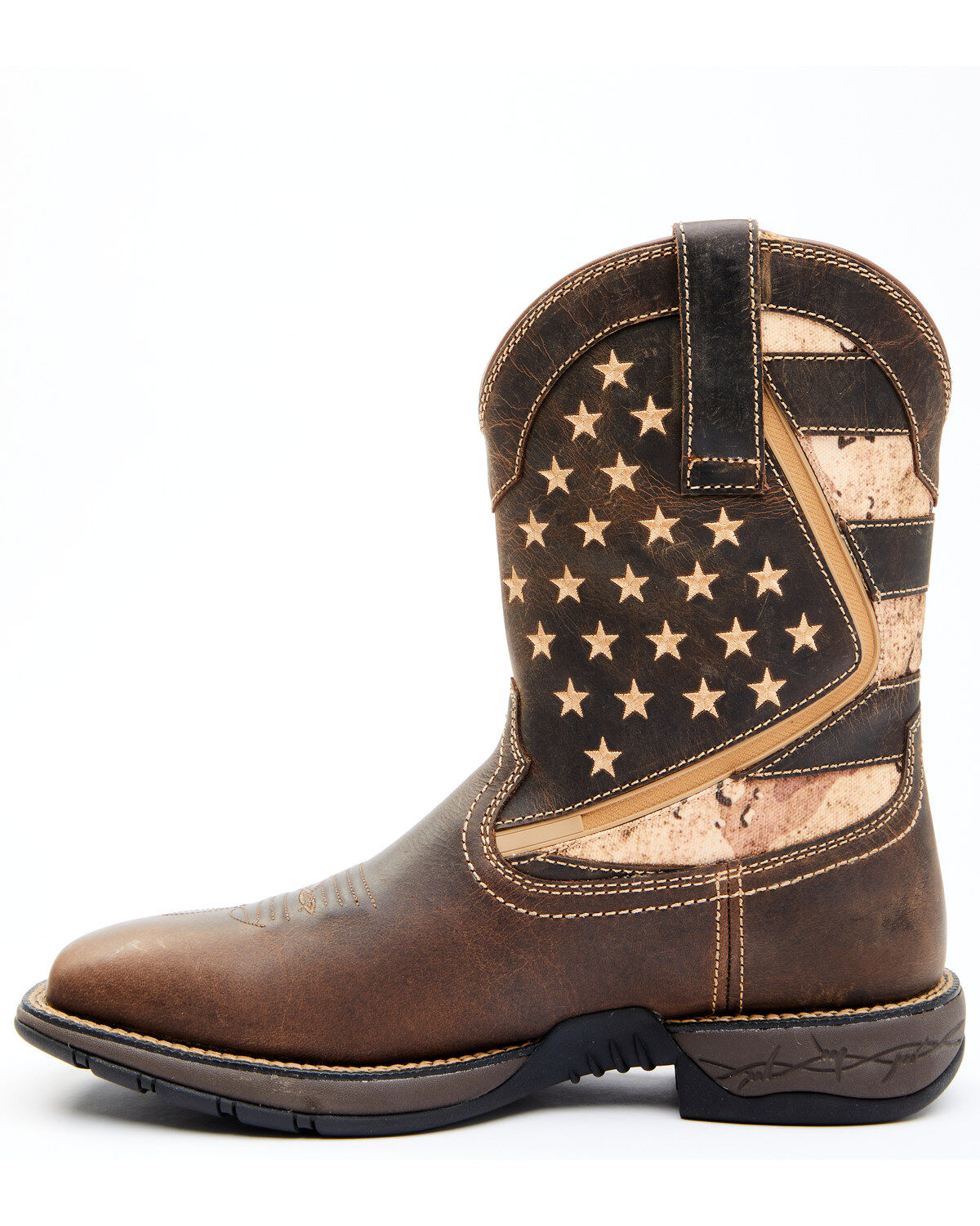 Image #4 - Cody James Men's ASE7 Star Lite Performance Western Boots - Broad Square Toe, Brown, hi-res
