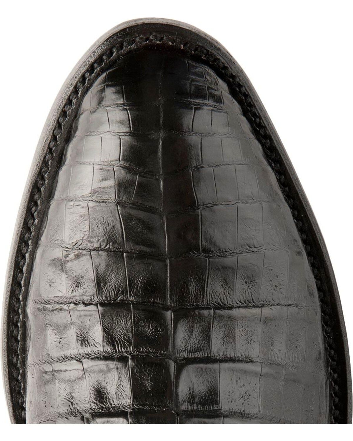Image #6 - Lucchese Men's 1883 Exotic Caiman Belly Tall Western Boots - Round Toe, Black, hi-res