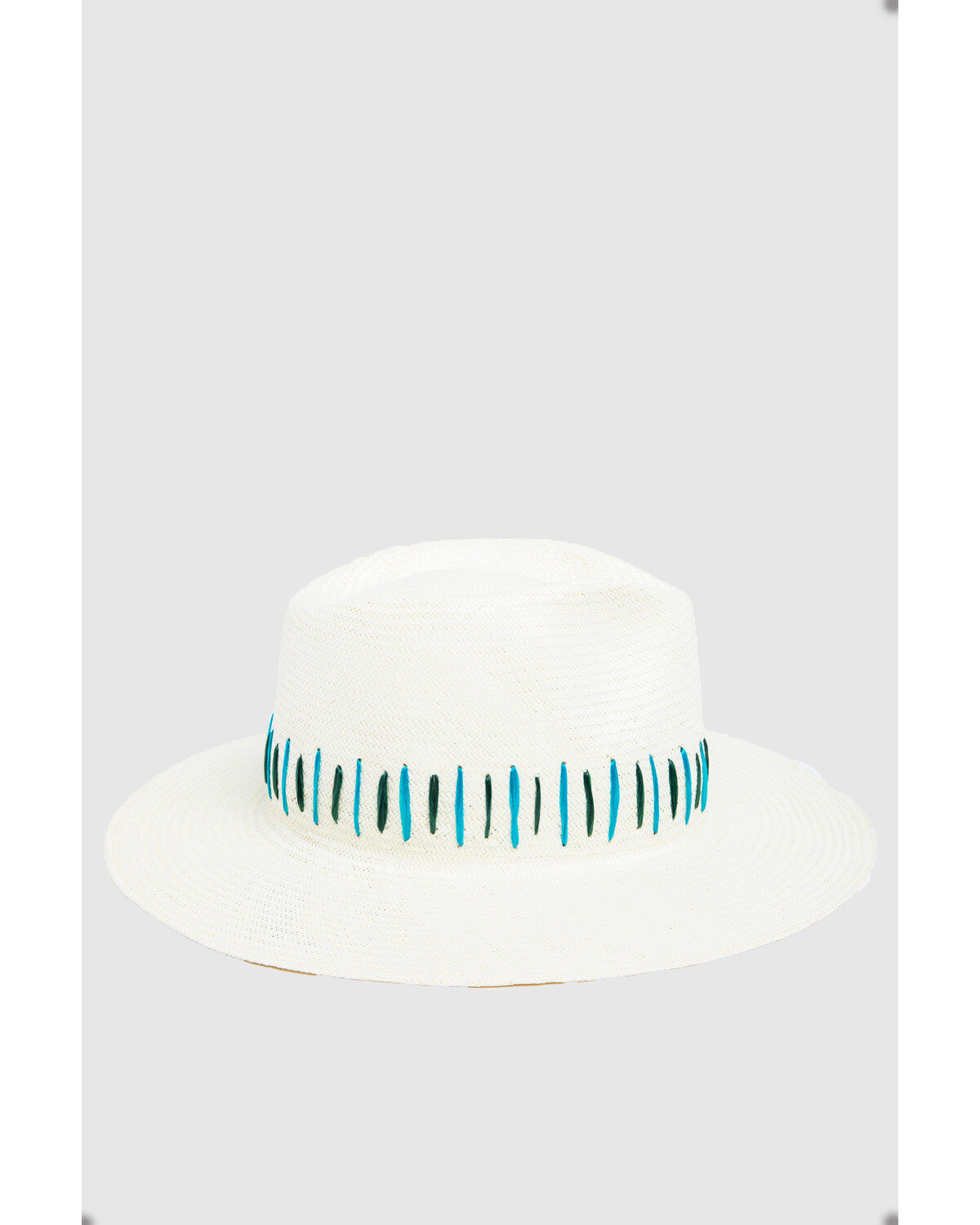Image #4 - Nikki Beach Women's Raine Straw Fedora, Ivory, hi-res