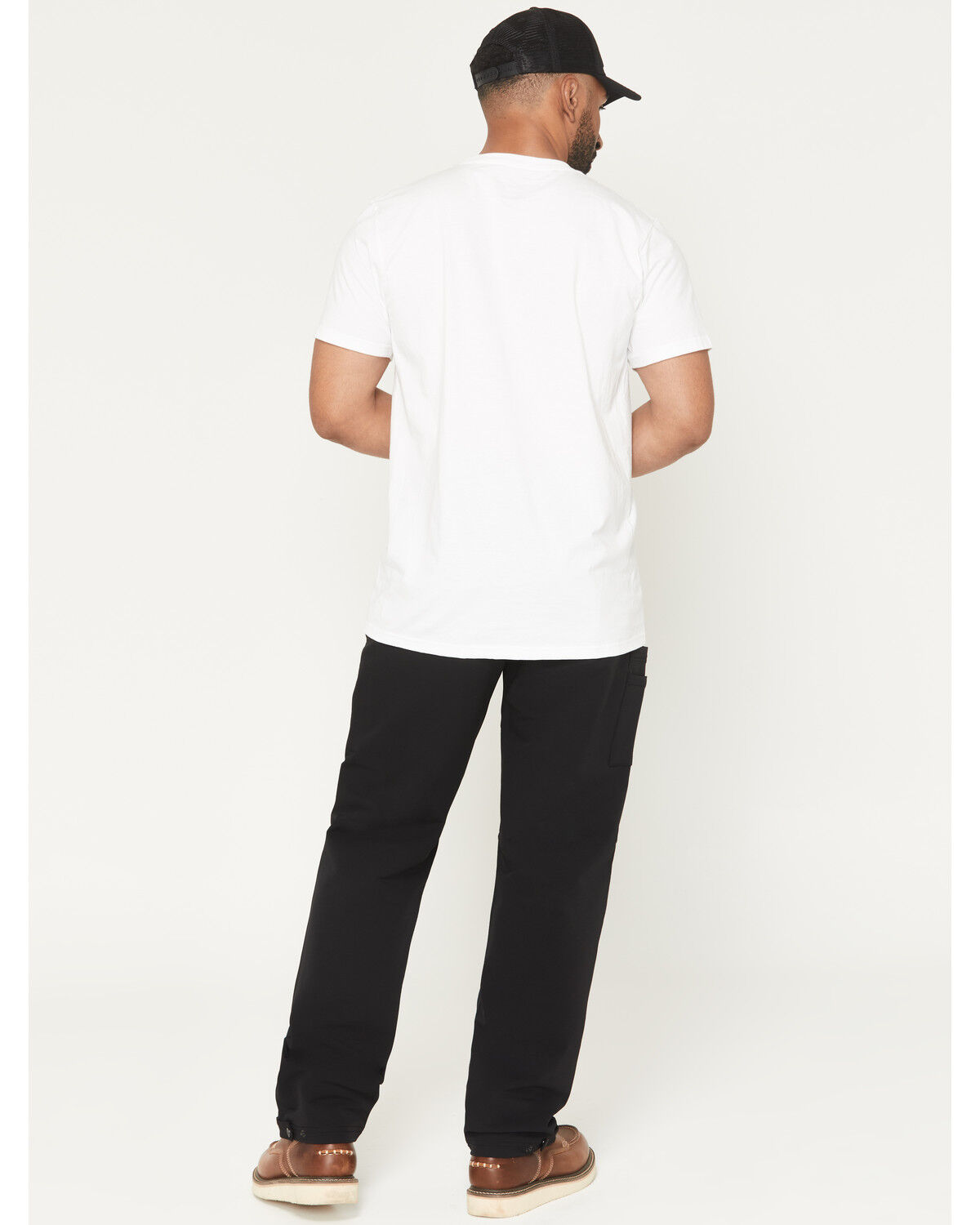 Image #3 - Thorogood Men's Infinity DWR Soft Shell Relaxed Straight Stretch Work Pants - Big, Black, hi-res