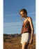 Image #2 - Cleo + Wolf Women's Solid Sleeveless Peplum Tank Top, Brown, hi-res
