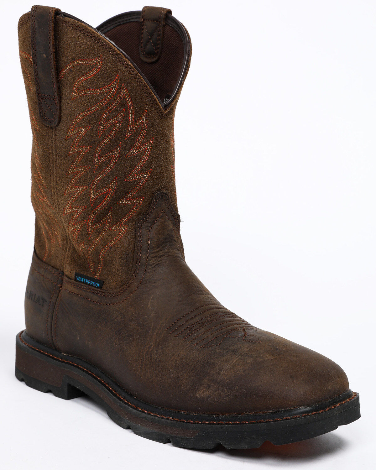Image #1 - Ariat Men's Groundbreaker H20 Boots - Soft Toe, Dark Brown, hi-res