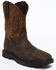 Image #1 - Ariat Men's Groundbreaker H20 Boots - Soft Toe, Dark Brown, hi-res