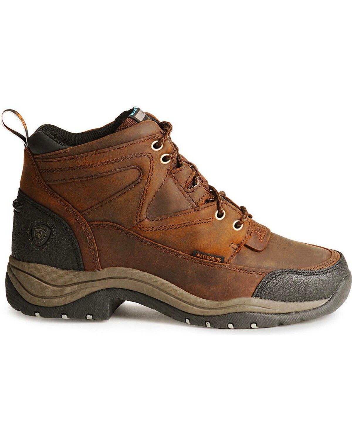 Image #3 - Ariat Women's Terrain H2O Waterproof Work Boots - Soft Toe, Copper, hi-res