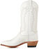 Image #3 - Old West Women's Western Boots - Round Toe, White, hi-res