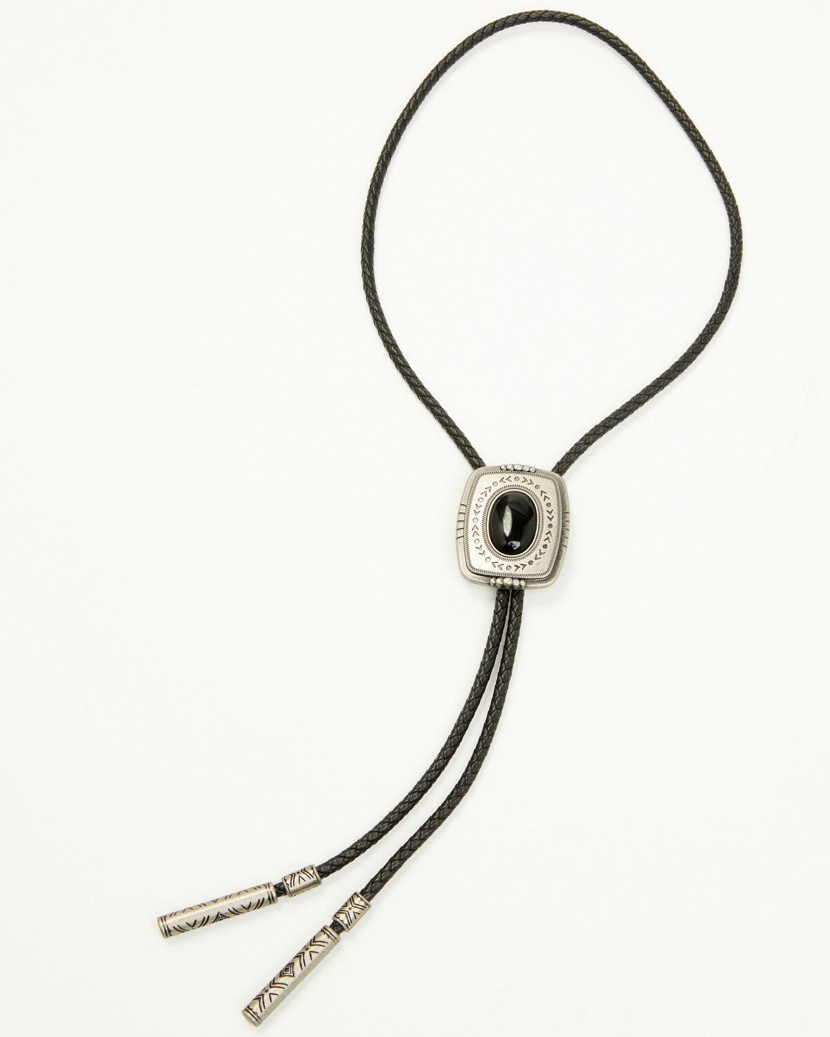 Image #2 - Cody James Men's Weston Obsidian Bolo Tie, Black, hi-res