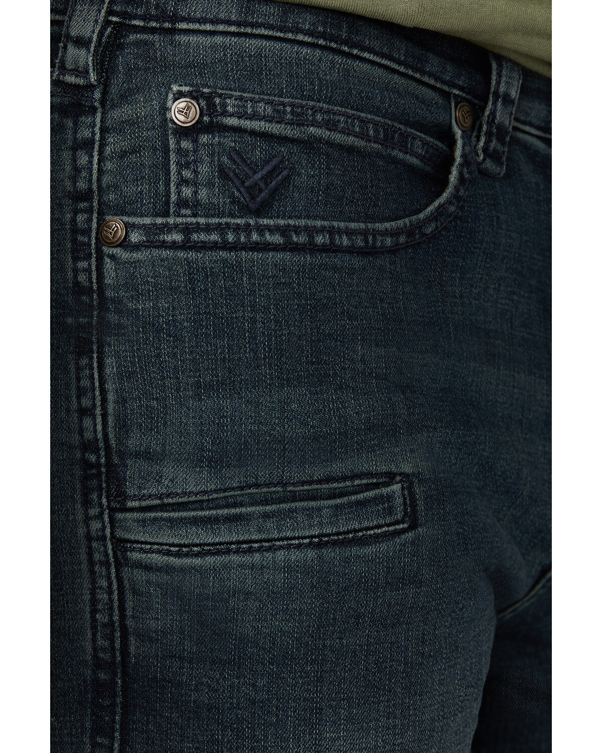 Image #2 - Hawx Men's Foundation Dark Wash Straight Stretch Denim Jeans, Indigo, hi-res