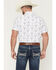 Image #4 - Rock & Roll Denim Men's TEK Steer Skull Short Sleeve Snap Stretch Western Shirt, , hi-res