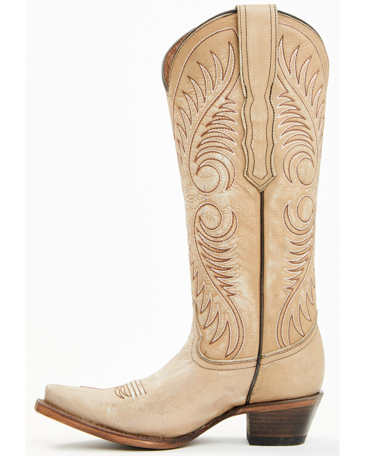 Image #3 - Circle G Women's Tall Western Boots - Snip Toe, Sand, hi-res