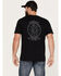 Image #3 - Smith & Wesson Men's Original Trademark Short Sleeve Graphic T-Shirt, Black, hi-res