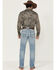 Image #3 - Blue Ranchwear Men's Banner Wash Jethro Slim Straight Stretch Denim Jeans, Medium Wash, hi-res