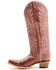 Image #3 - Circle G Women's Embroidered Tall Western Boots - Snip Toe, Pink, hi-res
