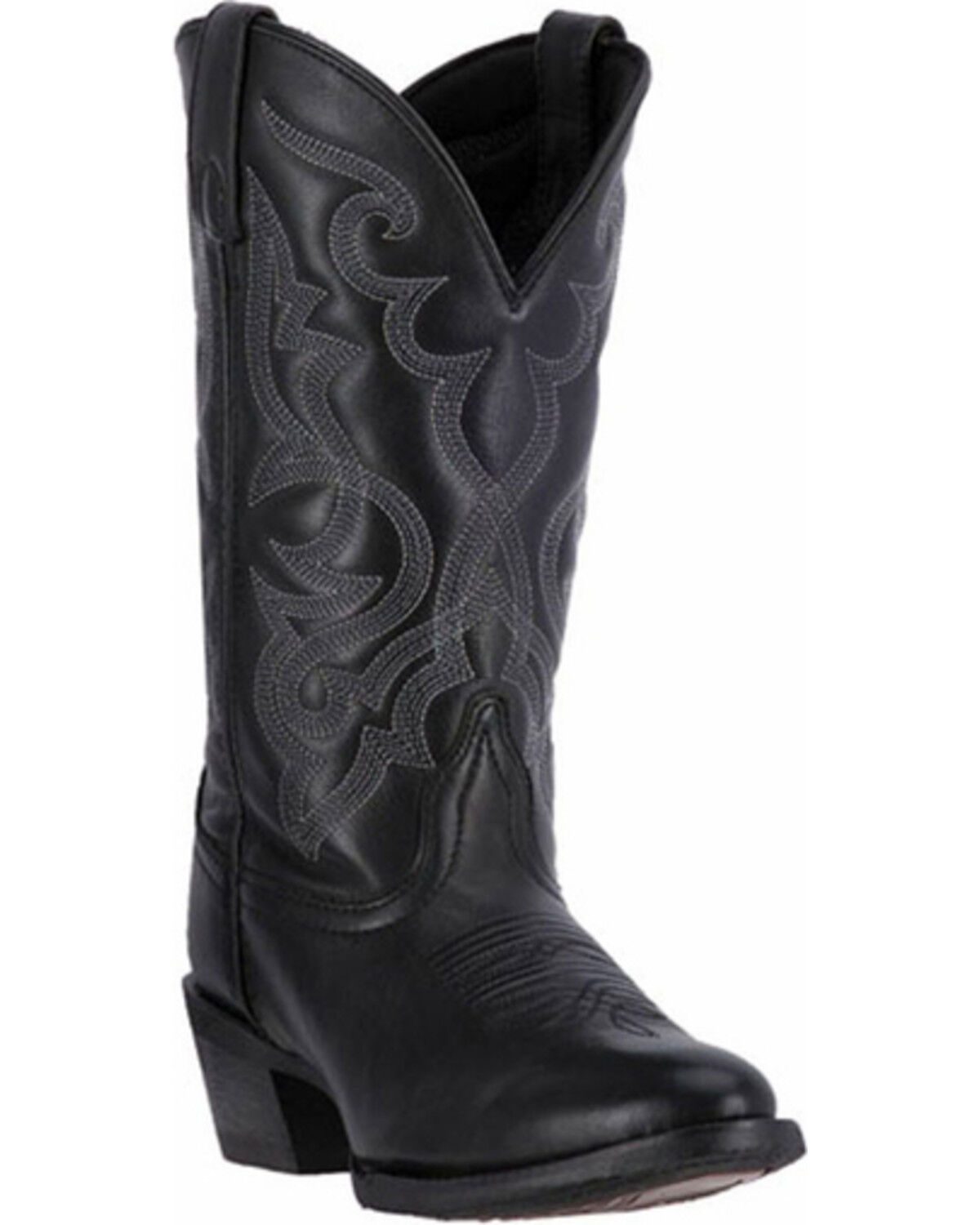 Laredo Women's Maddie Western Boots - Round Toe, Black, hi-res