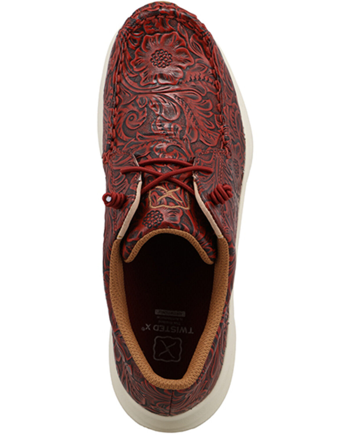 Image #8 - Twisted X Women's Feather X&trade; Casual Shoes - Moc Toe, Red, hi-res